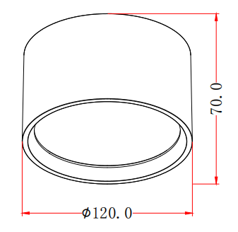 Фото товара Светильник накладной LUMA-1