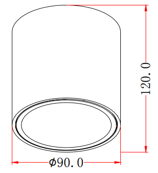 Фото товара Светильник накладной LUMA-3