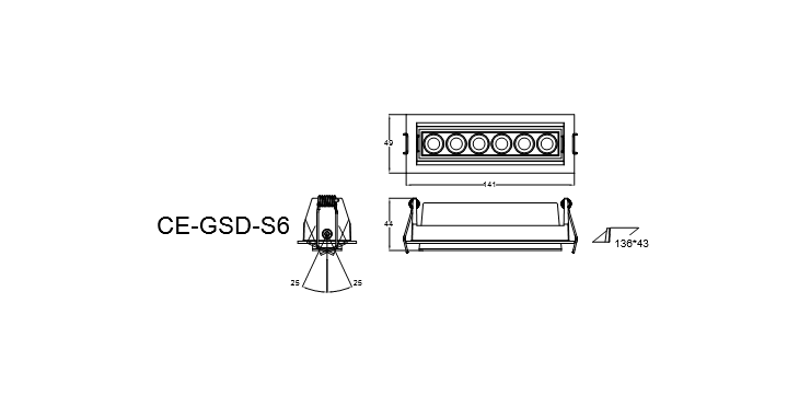 Фото товара Светодиодный светильник L-2