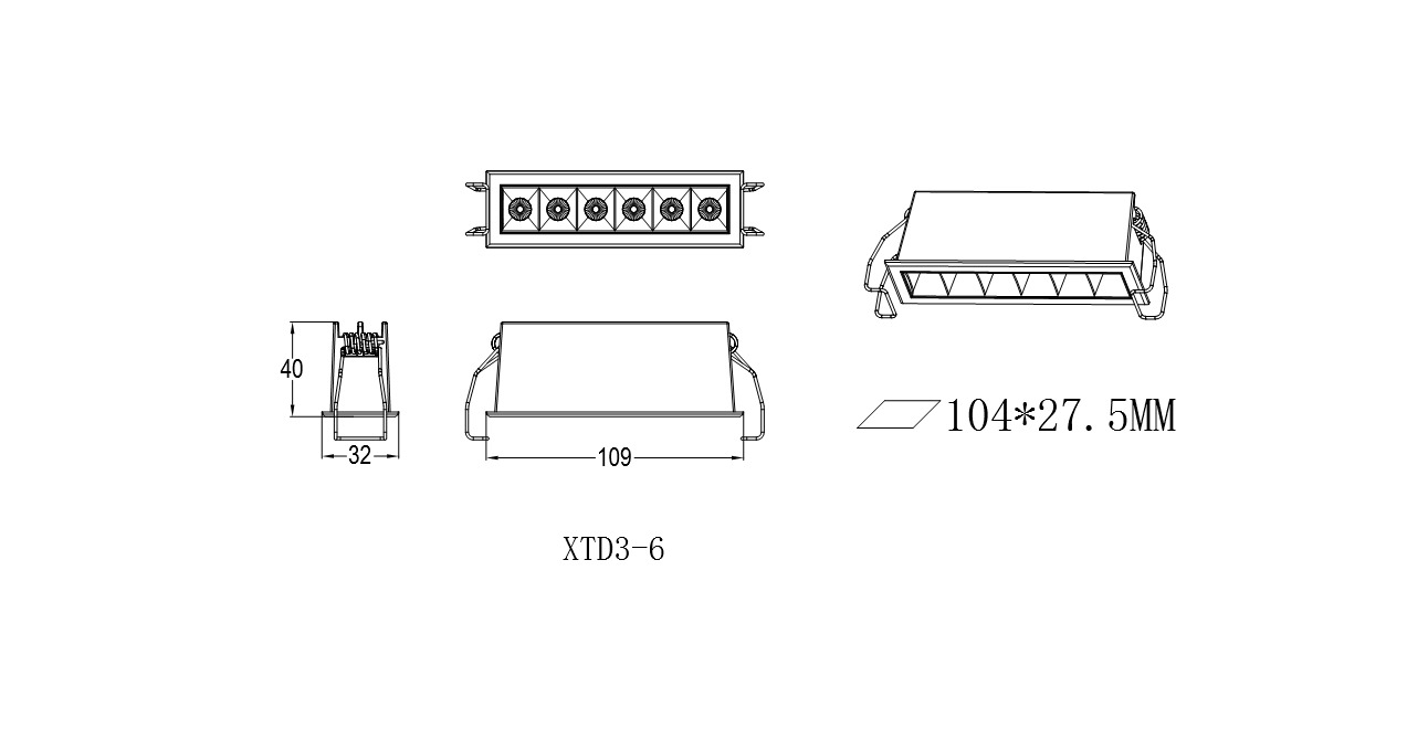 Фото товара Светодиодный светильник L-1